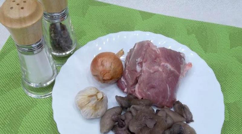 Блинчики с грибами и фаршем Блины с мясом и грибами рецепт