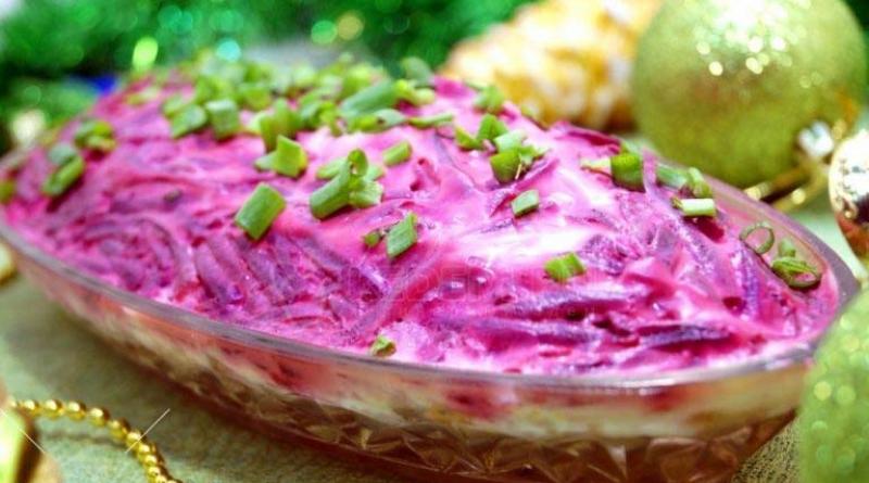 Салат селедка под шубой, пошаговый рецепт на Новый год